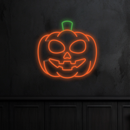 Duża dynia Halloween neon 12V