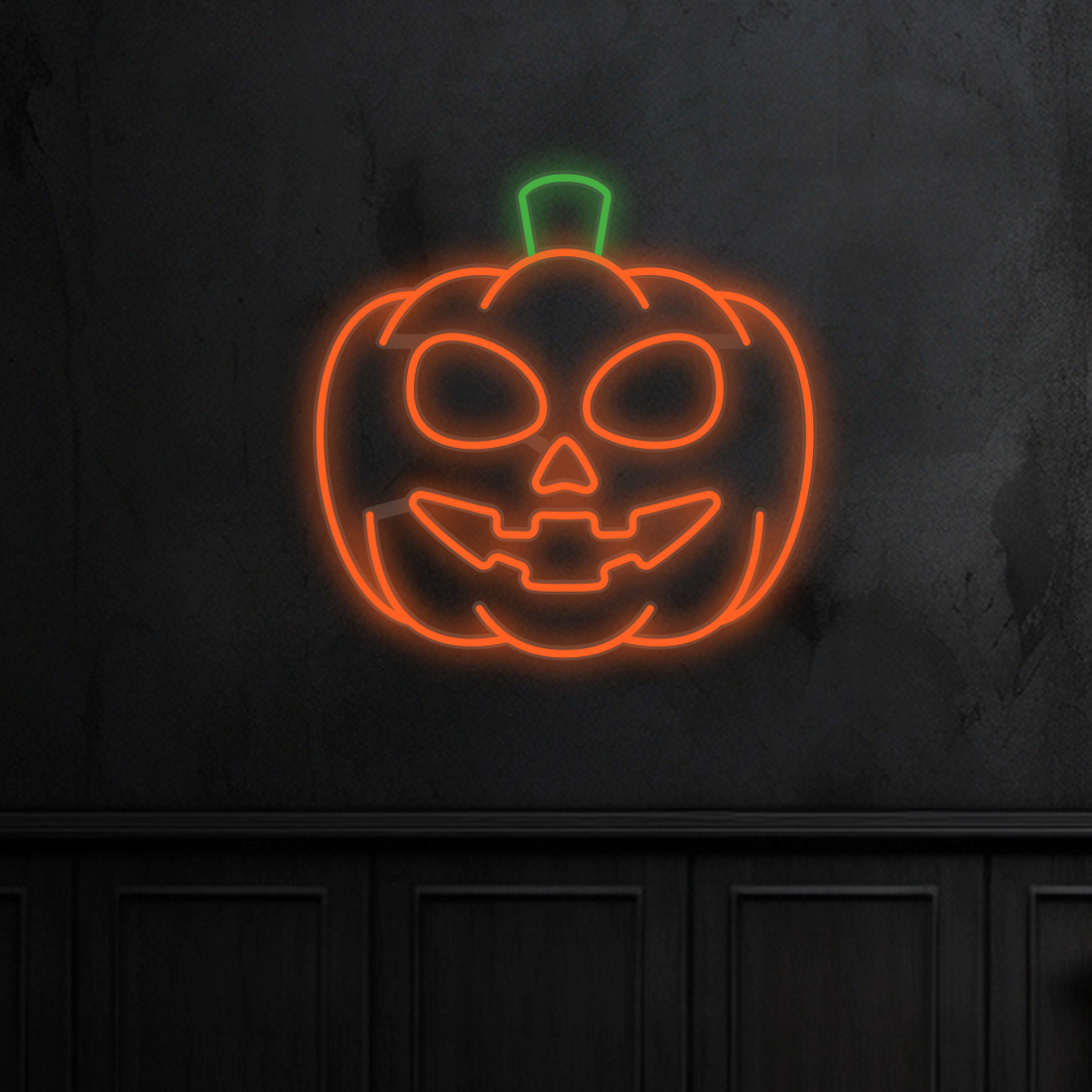 Duża dynia Halloween neon 12V