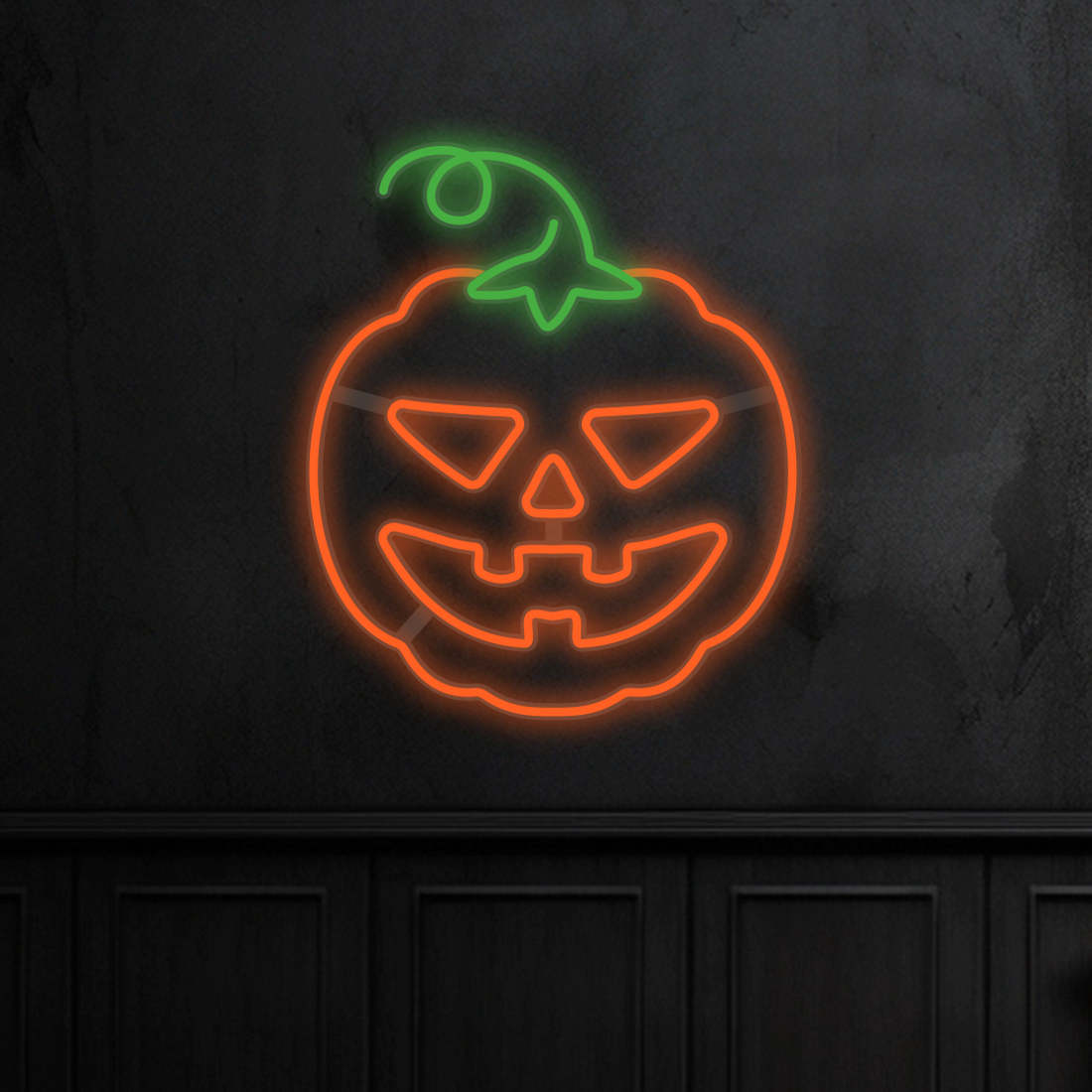 Dynia Halloween neon 12V