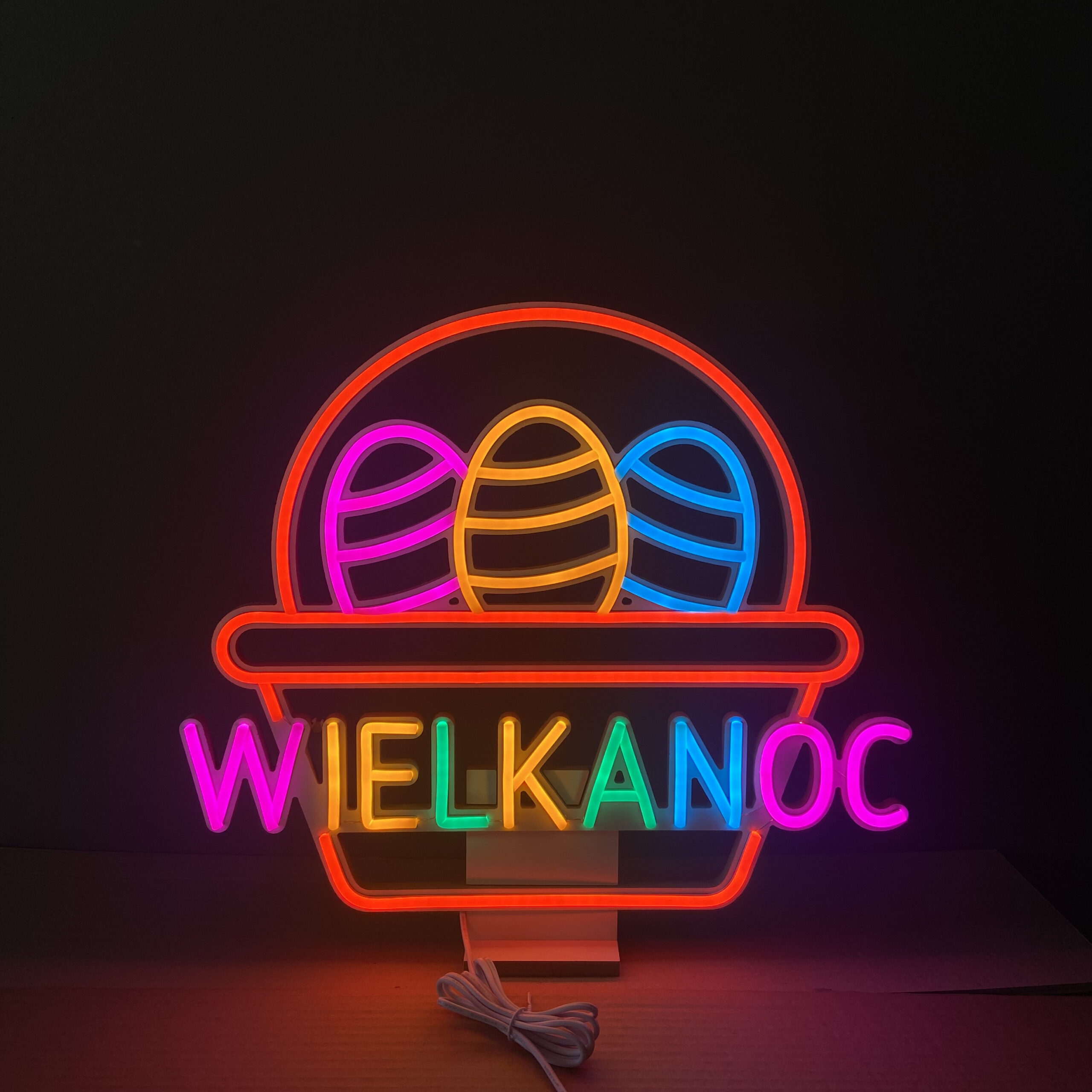 Kosz Wielkanocny Neon Led 12V - obrazek 11