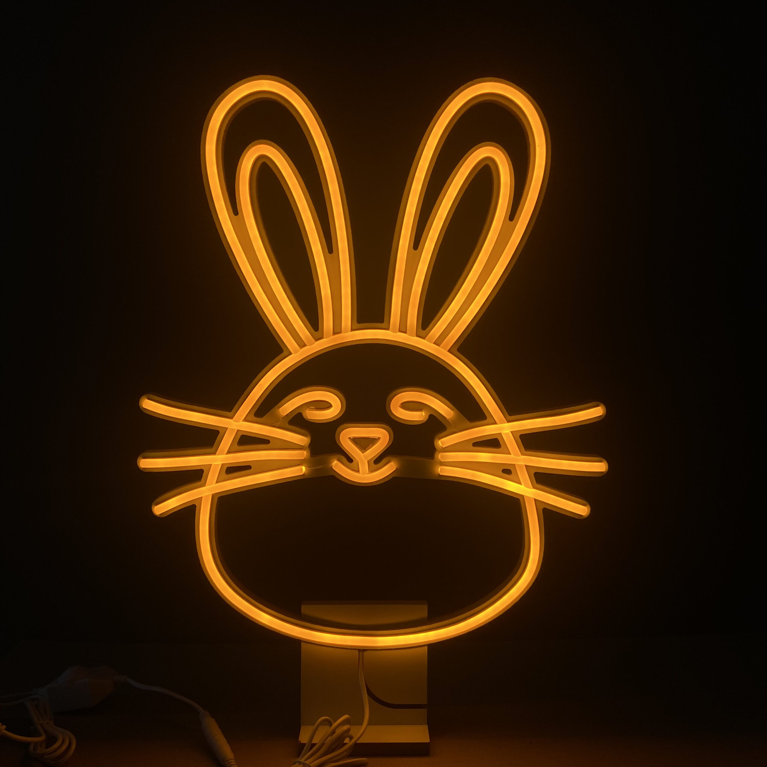Głowa Szczęśliwego Zająca Wielkanocnego Neon Led 12V - obrazek 11