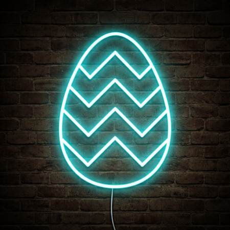 Pisanka Zygzak Wielkanocny Neon Led 12V